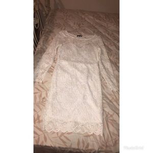 White Long sleeve Dress